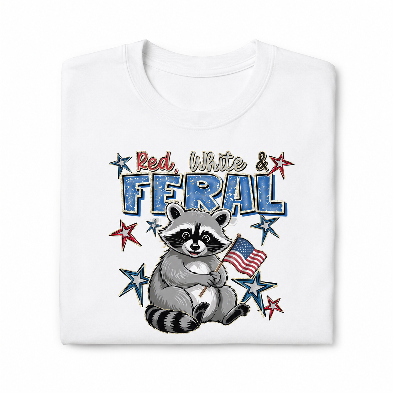 πΊπΈ Red, White & Feral Raccoon Patriotic π¦β¨