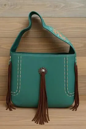 Turquoise Boho Purse